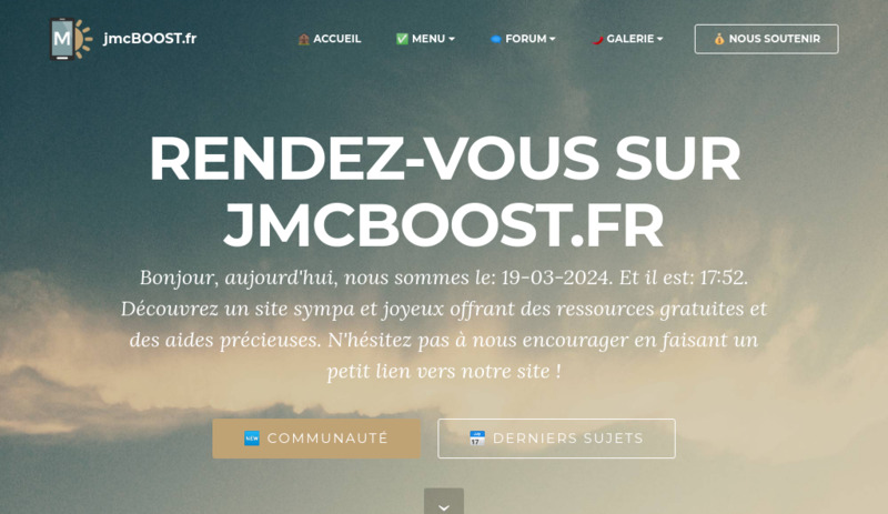 jmcBOOST le site
